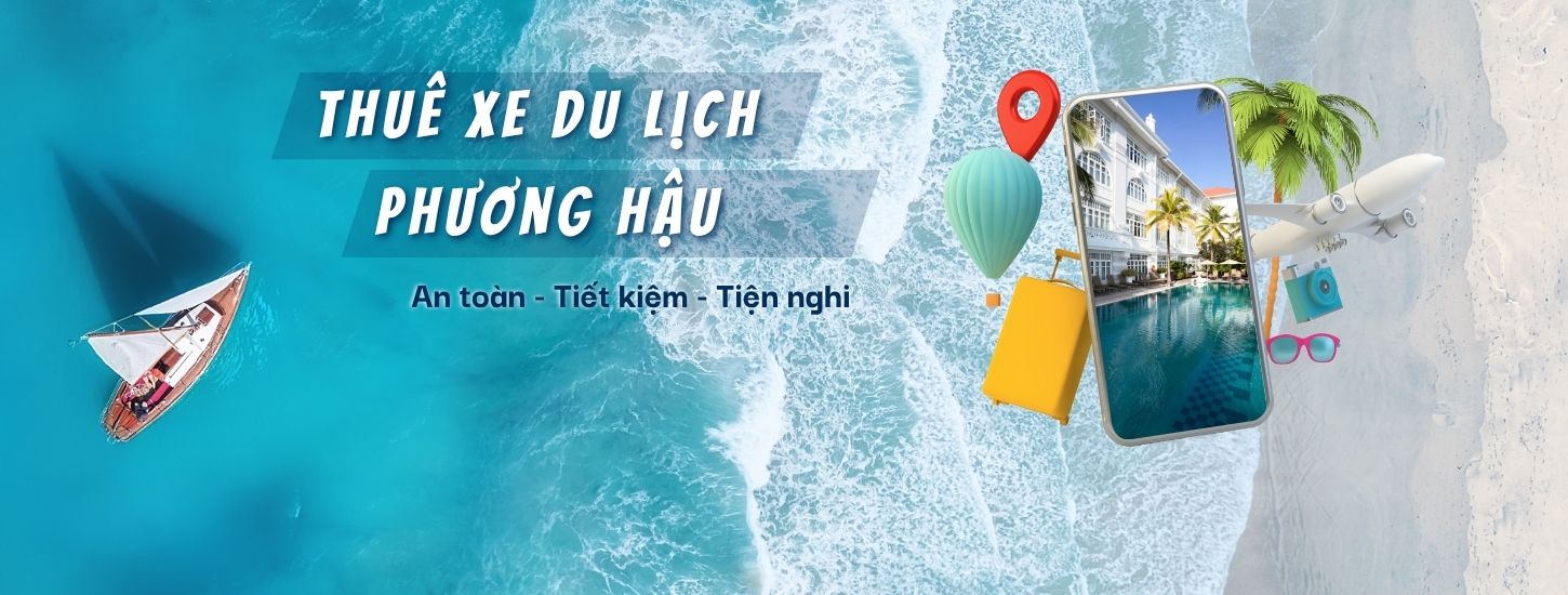 Hình ảnh cảnh đẹp có logo Thuê xe Phương Hậu – Dịch vụ thuê xe Phương Hậu có tài xế uy tín, giá rẻ.